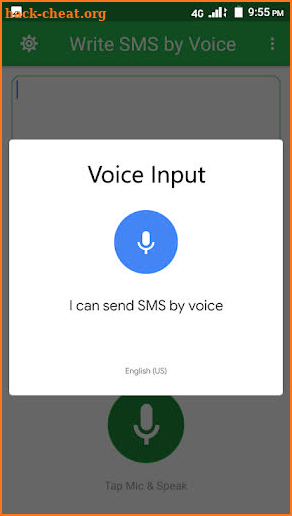 Write SMS by Voice - Voice Typing Keyboard screenshot