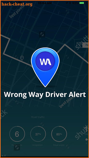 Wrong Way Driver Alert screenshot