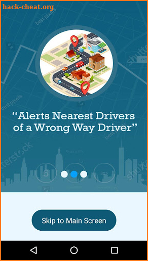 Wrong Way Driver Alert screenshot