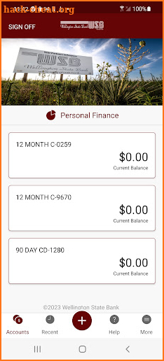 WSB – Wellington State Bank screenshot