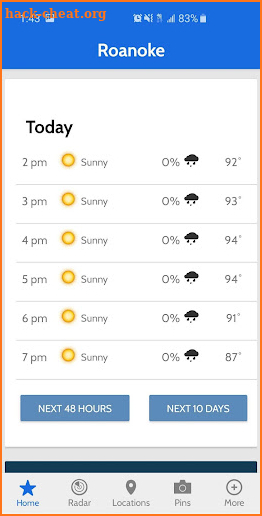 WSLS 10 Roanoke Weather screenshot