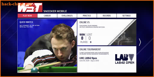 WST Snooker screenshot