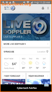 WSYR LiveDoppler9 LocalSYR screenshot