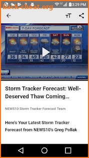 WTEN Storm Tracker - NEWS10 screenshot