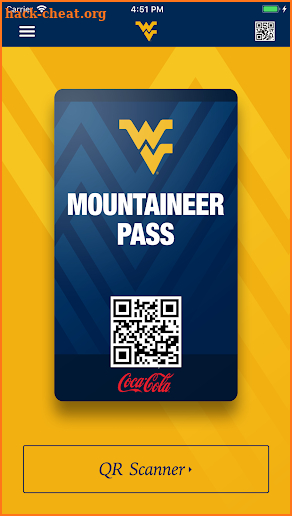 WVU Pass screenshot