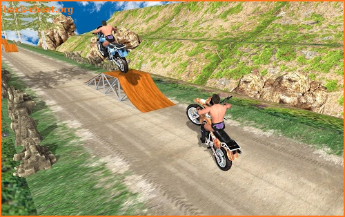 WWE Wrestlers Moto Stunts Racer screenshot