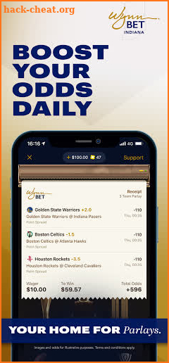 WynnBET: IN Sportsbook screenshot