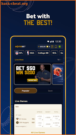 WynnBET: LA Sportsbook screenshot