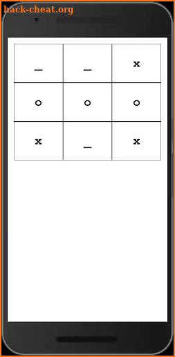 X and O: the tic-tac-toe game screenshot