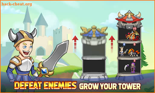 X Hero Wars: Epic Tower Attack & Hero Rescue screenshot