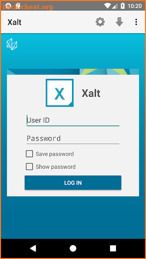 Xalt screenshot