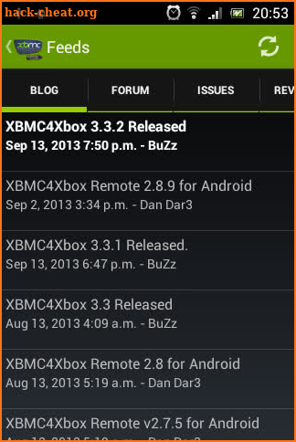 XBMC4Xbox Remote screenshot