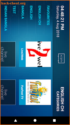 XCIPTV PLAYER screenshot