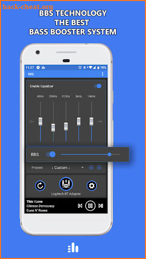 XEQ - Volume Equalizer & Bass Booster screenshot