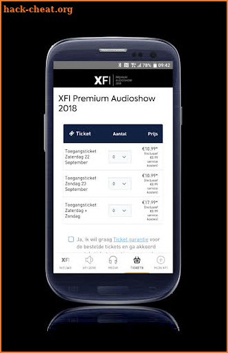 XFI screenshot