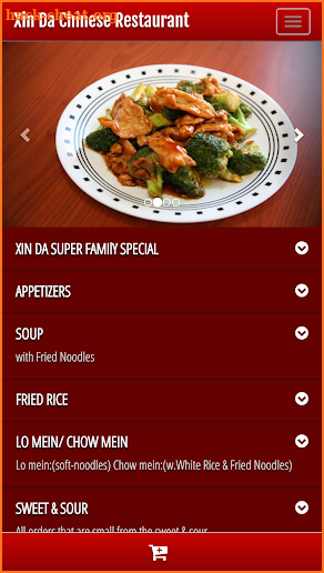 Xin Da Chinese Restaurant screenshot