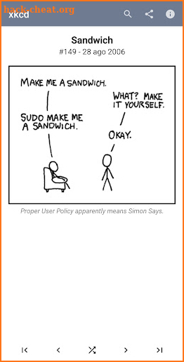 xkcd screenshot