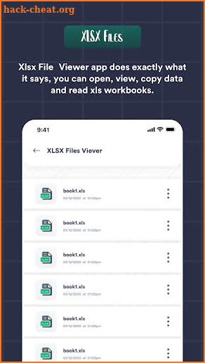 Xlsx File Reader & Xls File Viewer screenshot