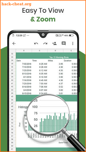 XLSX viewer: XLS file viewer & Reader screenshot