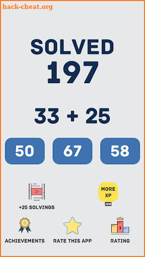 XP Booster - Simple Math Sum screenshot