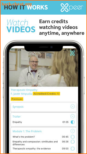 Xpeer Accredited CME/CPD screenshot
