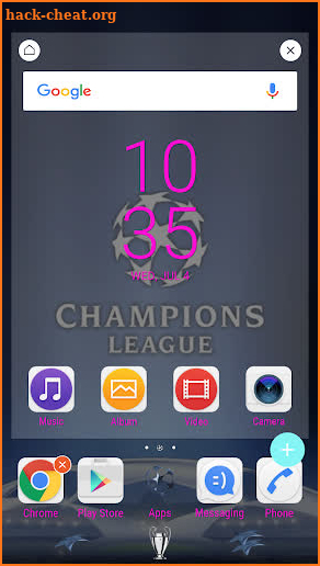 Xperia Theme | Champions League screenshot