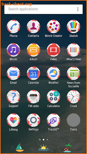 Xperia Theme | Summer screenshot