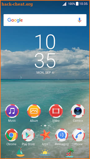 Xperia Theme | Summer screenshot