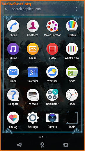 XPERIA™ God of War Theme screenshot