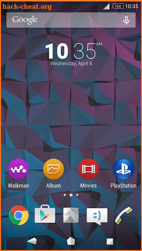 XPERIA™ Quadilic Theme screenshot