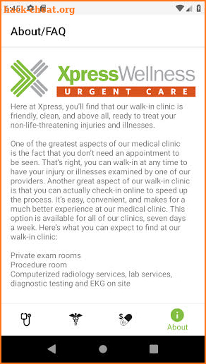 Xpress Wellness Urgent Care screenshot