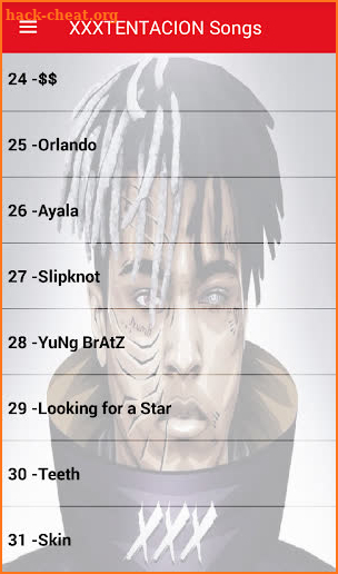 xxTentacion  music offline all songs 31 songs screenshot