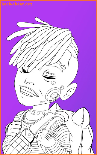 XXXTentacion Coloring Book screenshot