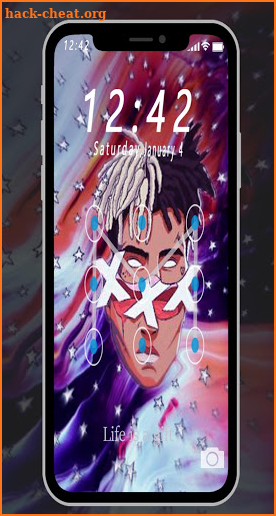 XXXTENTACION Lock Screen - Pin Code screenshot