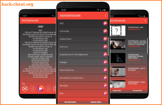 XXXTENTACION Lyrics & Music Offline screenshot
