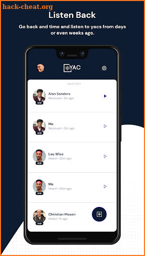 Yac - Team Voice Collaboration screenshot