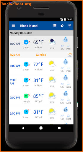 YachtingWeather screenshot