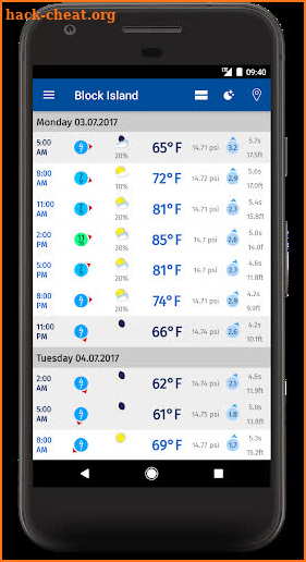 YachtingWeather screenshot