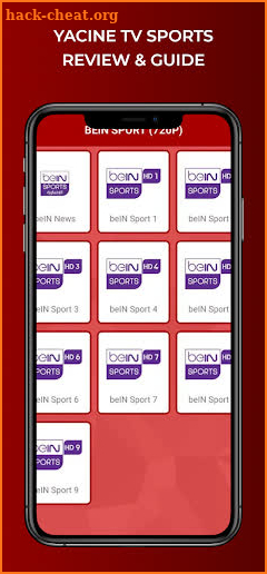 Yacine TV Apk Bein Sport Tips screenshot