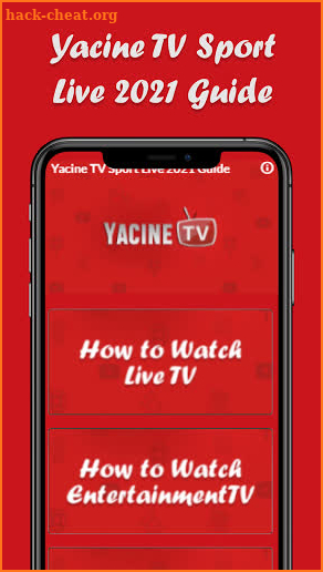 Yacine TV Sport Live 2021 Guide screenshot