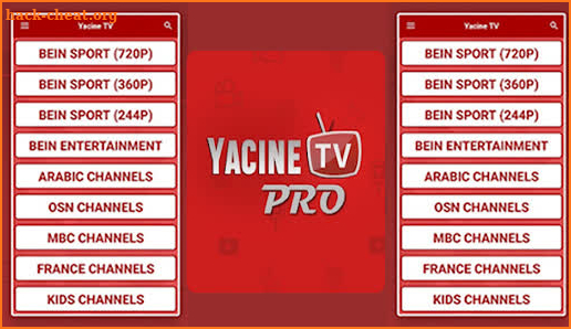 Yacine TV:Live Sport Watching TV Tips ياسين تيفي screenshot