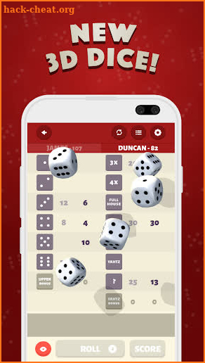 Yaht 3D - Yatzy Dice Game screenshot