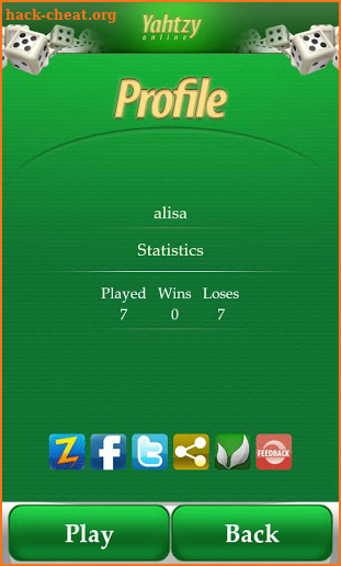 Yahtzy Online screenshot