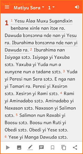 Yalunka Bible screenshot