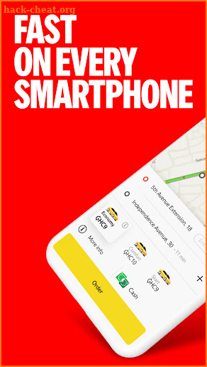 Yango Lite: light taxi app screenshot