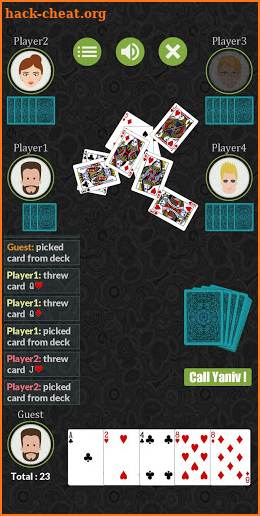 Yaniv Card Game screenshot