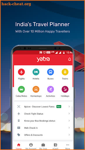 Yatra - Flights, Hotels, Bus, Trains & Cabs screenshot