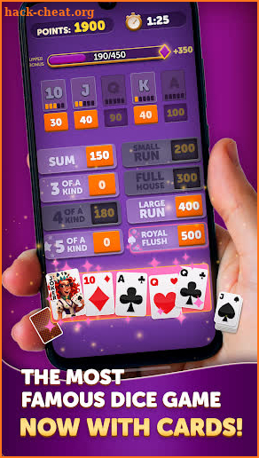 Yatzy Cards screenshot