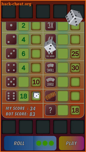 Yatzy Classic Dice Game - Offline Free screenshot