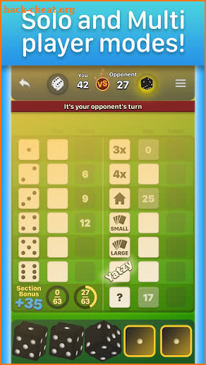 Yatzy: Dice Game Online screenshot